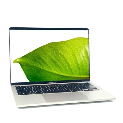 Apple MacBook Pro 13" Mid-2020 Touch Bar Silver i7 8th Gen 8GB 256GB LB - Image 1 of 4