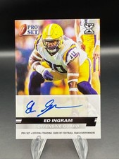 2022 Leaf Pro Set Draft - Ed Ingram Auto (RC) #PSA-EI1 LSU Tigers