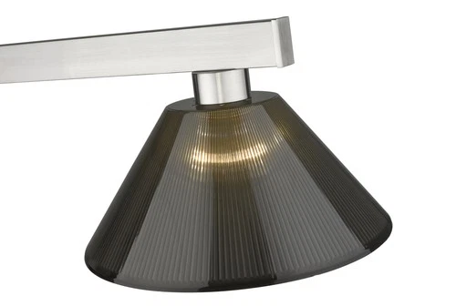 Z-Lite 152-ARS Cobalt 3 Light 50"W Linear Pendant - Black - Picture 6 of 8