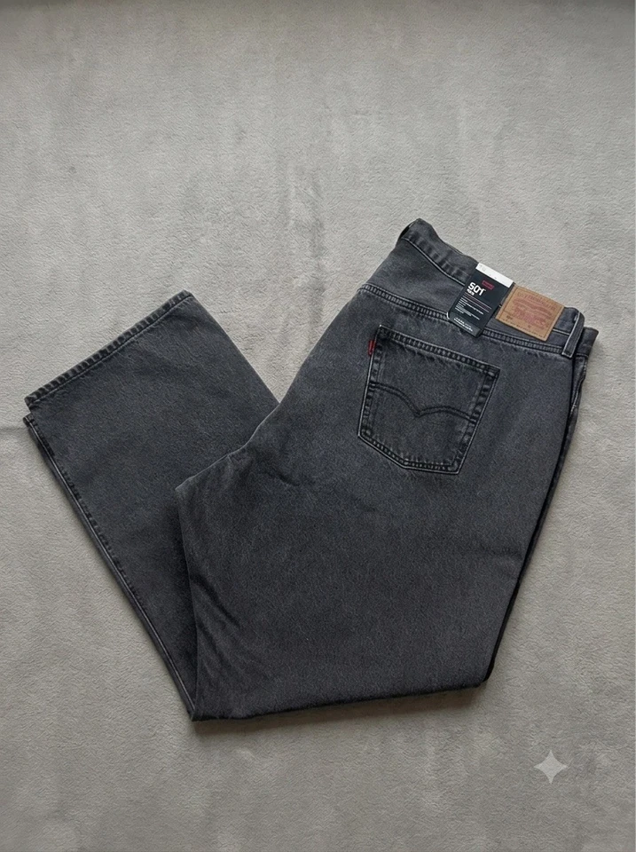 Jean Levi's 501 '90s Original Fit Gris Délavé - Photo 1/4