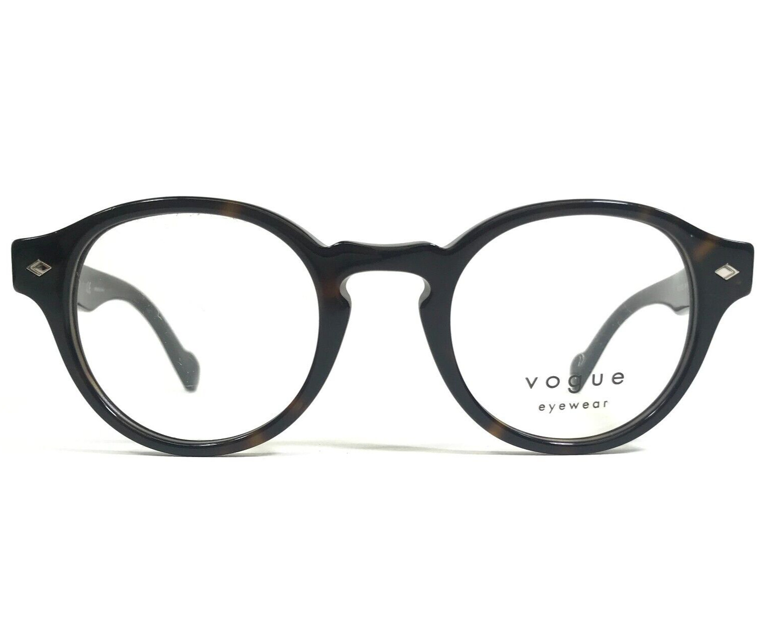Vogue Eyeglasses Frames VO5332 W656 Brown Tortoise Round Full Rim 46-22-145