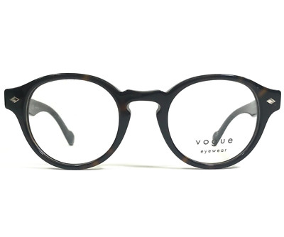 Vogue Eyeglasses Frames VO5332 W656 Brown Tortoise Round Full Rim 46-22-145