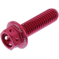 Schraube Jmp 6 Kant Bolt M6X1,00Mm 20Mm Aluminium Racing Rot