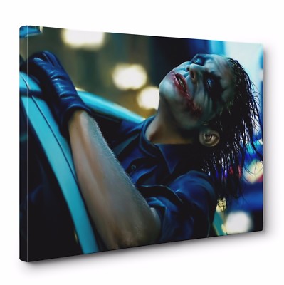 Batman Dark Knight The Joker's Joy Ride Gallery Canvas Wall Art (Ready To Hang)