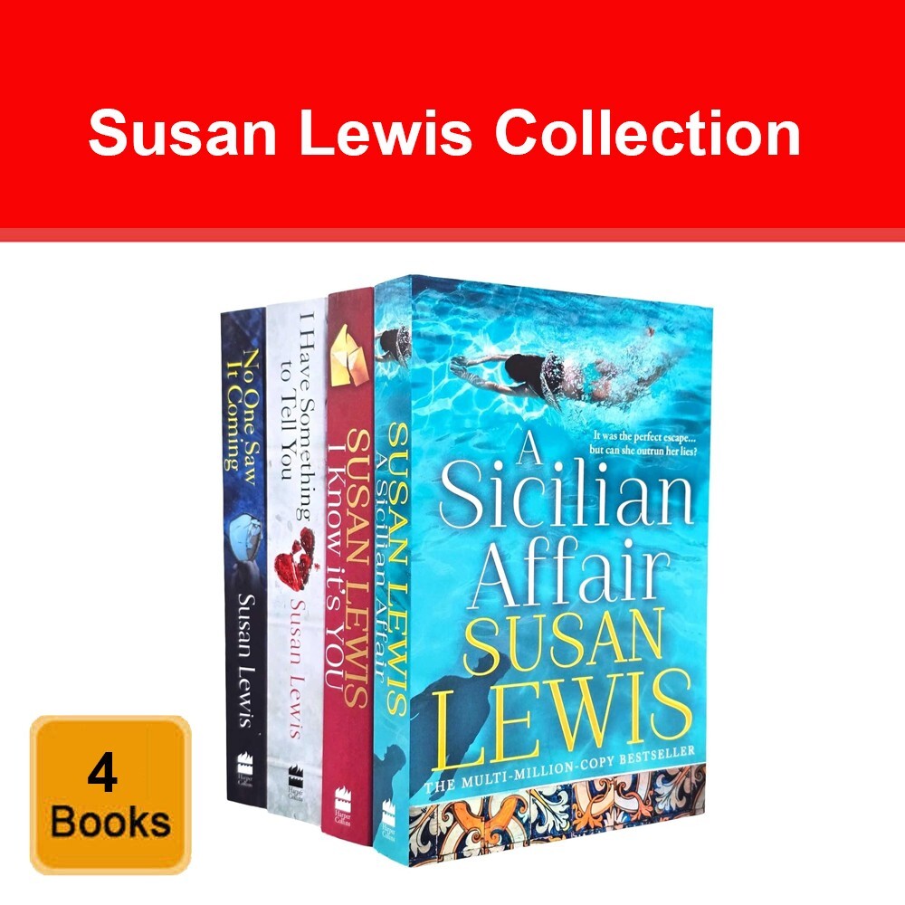 Susan Lewis 4 Books Collection Set A Sicilian Affair, I Have Something to Tell