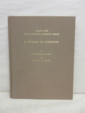 Roman Coins in Princeton University Library Republic to Commodus Levy Bastien
