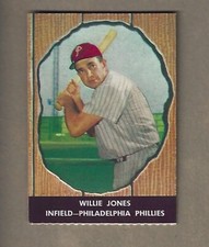 1958  HIRES ROOT  BEER   WILLIE  JONES  #  60    NO  TAB  NEAR  MINT