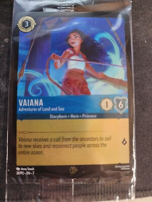 Vaiana/ Moana Lorcana TCG movie promo Europe exclusive | eBay
