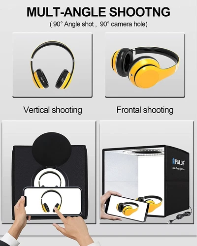 24" LED Photo Studio Light Box Portable Folding Photography Shooting Tent Kit - Bild 7 von 84