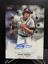 David Justice  - 2024 Topps Baseball Stars Autographs Black 011/199 #BSA2DJ