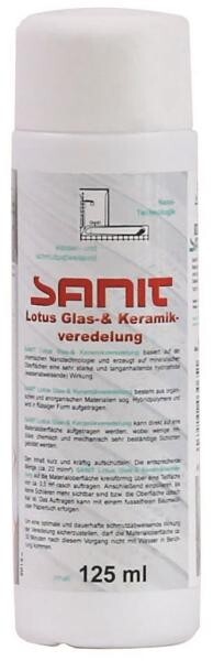 Glasversiegelung für die Dusche Abperleffekt 125 ml Flasche