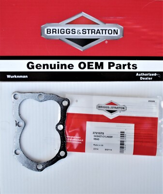 ◆めん◆ Genuine OEM Briggs & Stratton 272157 Cylinder Head Gasket | eBay