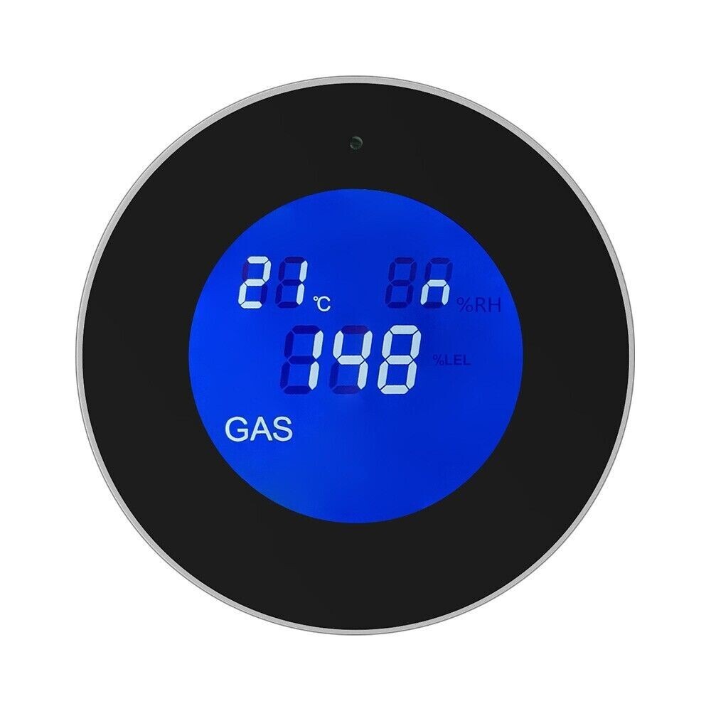 Rilevatore Fughe Gas WiFi per Famiglie: Allarme Metano Smart Tuya LCD