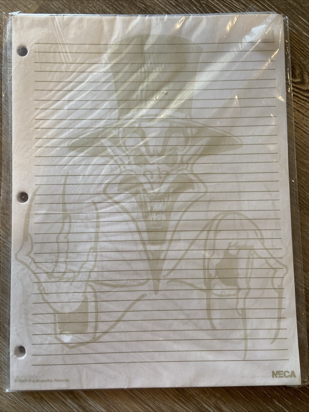 Insane Clown Posse The Ringmaster 3-Ring Binder Paper NECA ICP Hot Topic 2004