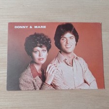 DONNY  MARIE OSMOND - 1985 Malaysia Eagle Brand Advert Post Card NOT-Magazine