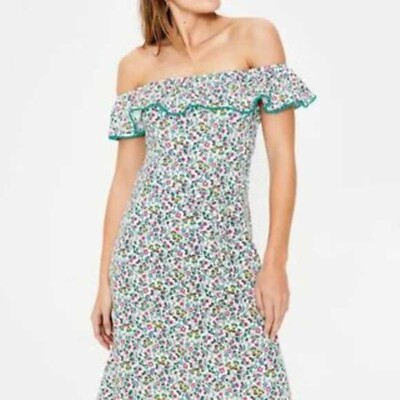 boden off the shoulder dress Ruched Bardot Maxi Dress - Burgundy