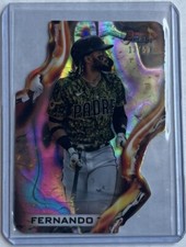 2021 Bowman’s Best Fernando Tatis Jr Heatwave DieCut Gold Lava #13/50 Padres