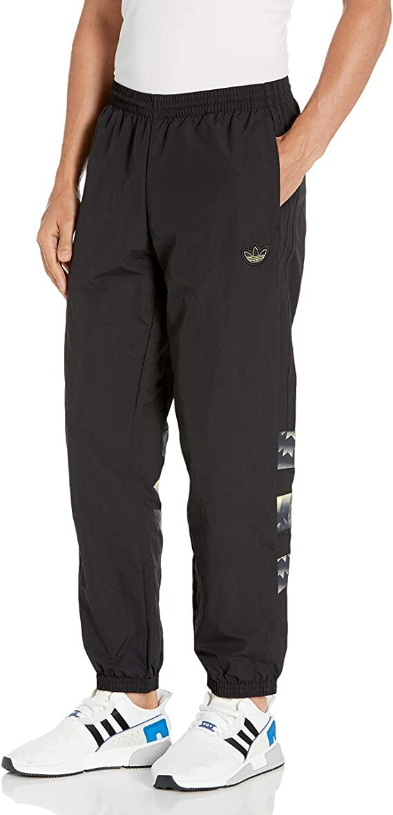 Adidas Originals Men's Black Football Pants FM3401 Jogger Woven Size L