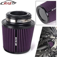 Purple High Performance Cold Air Intake Air Filter 3", 3.5", 4" Inlet, 6.5" Tall