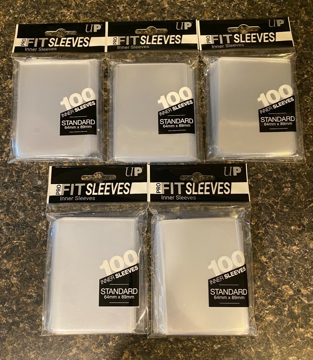 Ultra Pro PRO-Fit Standard Size TOP LOAD Inner Card Sleeves - 500 Total  Sleeves | eBay