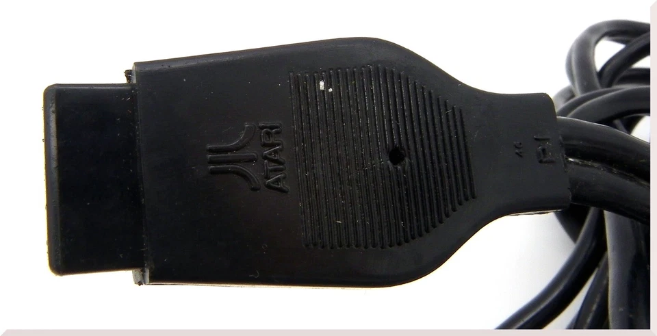 Untested Black Atari 2600 Paddle Turning Two Controllers Set - Image 3 of 4