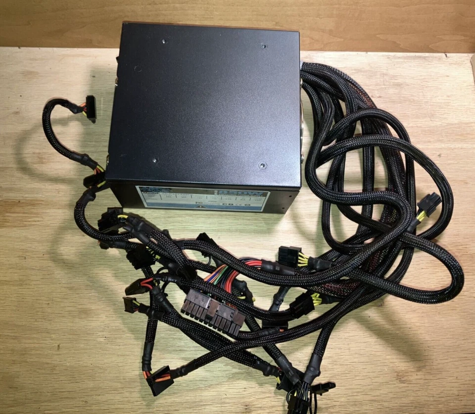 Athena AP-P4ATX85FE 850W EPS-12V Active PFC Power Supply PSU BLACK - Image 4 of 4