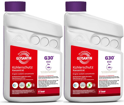 BASF GLYSANTIN G30 ECO BMB Kühlerschutz Konzentrat 2x1 Liter Frostschutz pink