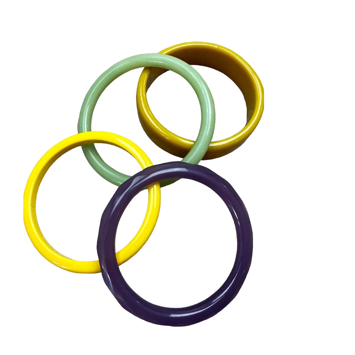 Green plastic hotsell bangles