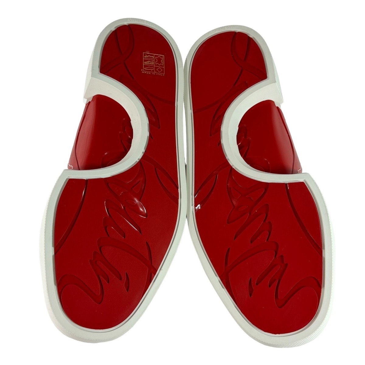 CHRISTIAN LOUBOUTIN White Leather X Shun Sudo Adolon Donna Women