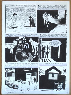 MONTANARI & GRASSANI - ORIGINAL DYLAN DOG TABLE - 'IL CAPOBRANCO'