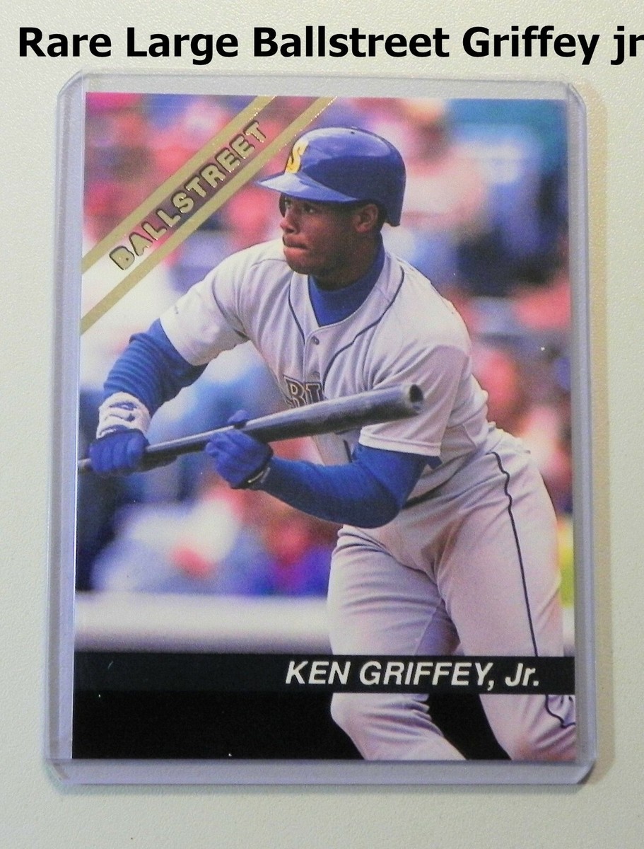 Ken Griffey Jr. LARGE 1992 Gold BALLSTREET Card #3 _ White Back