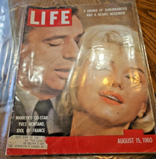 LIFE Magazine, MARILYN MONROE COVER, ADS & SPORTS August 15, 1960