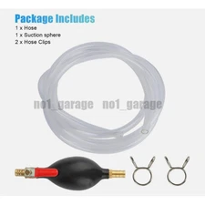 Hand Pump Gas Transfer Siphon Hose Oil Water Gasoline Liquid Transfer Tool