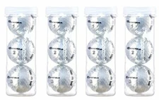 Chromax M5 High Visibility Golf Balls, 4-Tubes of 3, SILVER, NEW