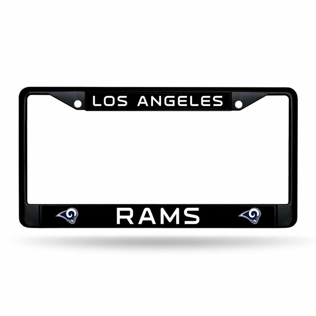 Los Angeles Rams NFL Black Metal License Plate Frame eBay