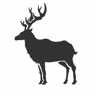 Sticker Deer 13 x 10 cm Car Design Style, Hunting