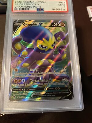 Pokémon 2020 Champion's Path - Grapploct V 072/073 - PSA 9 MINT | eBay