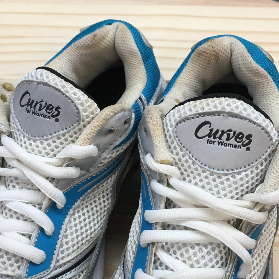 Curves Shoes Womens 6 Energaire Walking Sneaker Multicolor Mesh Lace Up Athletic - Image 4 of 4