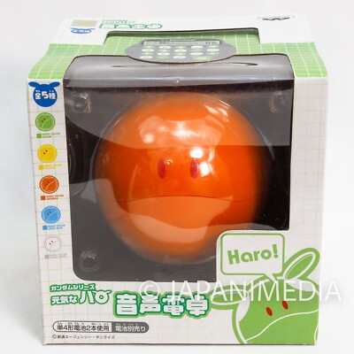 Gundam Mascot Robot Haro Orange Voice Sound Calculator Figure