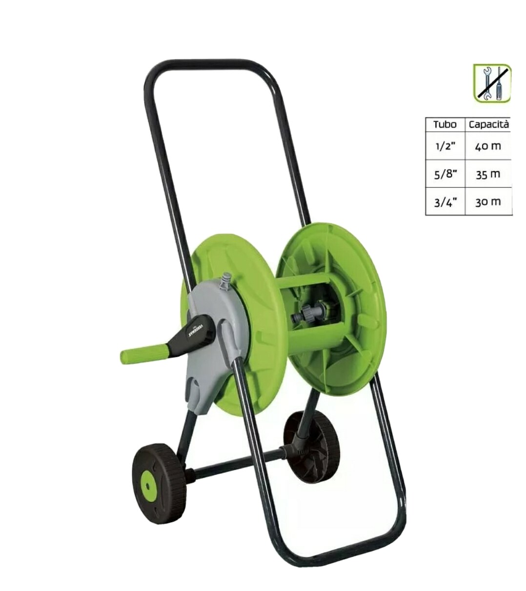 Offerta Avvolgitubo Verdemax 9568 Acciaio - Prezzo Imbattibile