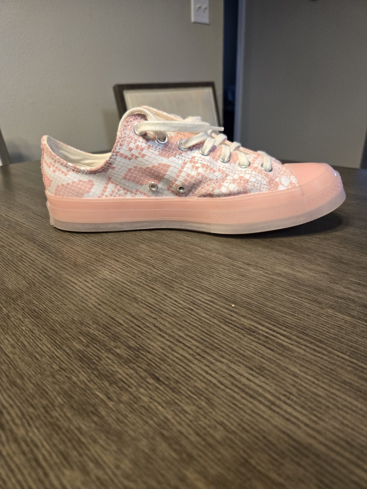 Converse Golf Wang Pink Python Snakeskin Sneakers… - image 2