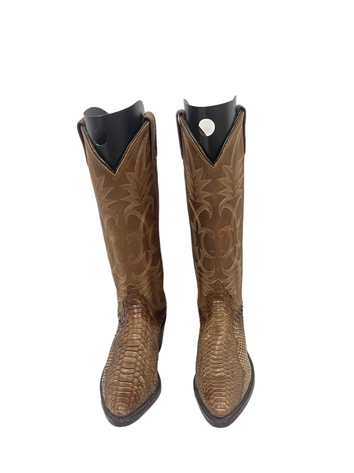 Dan Post Genuine Python Western Cowboy Exotic Boo… - image 2