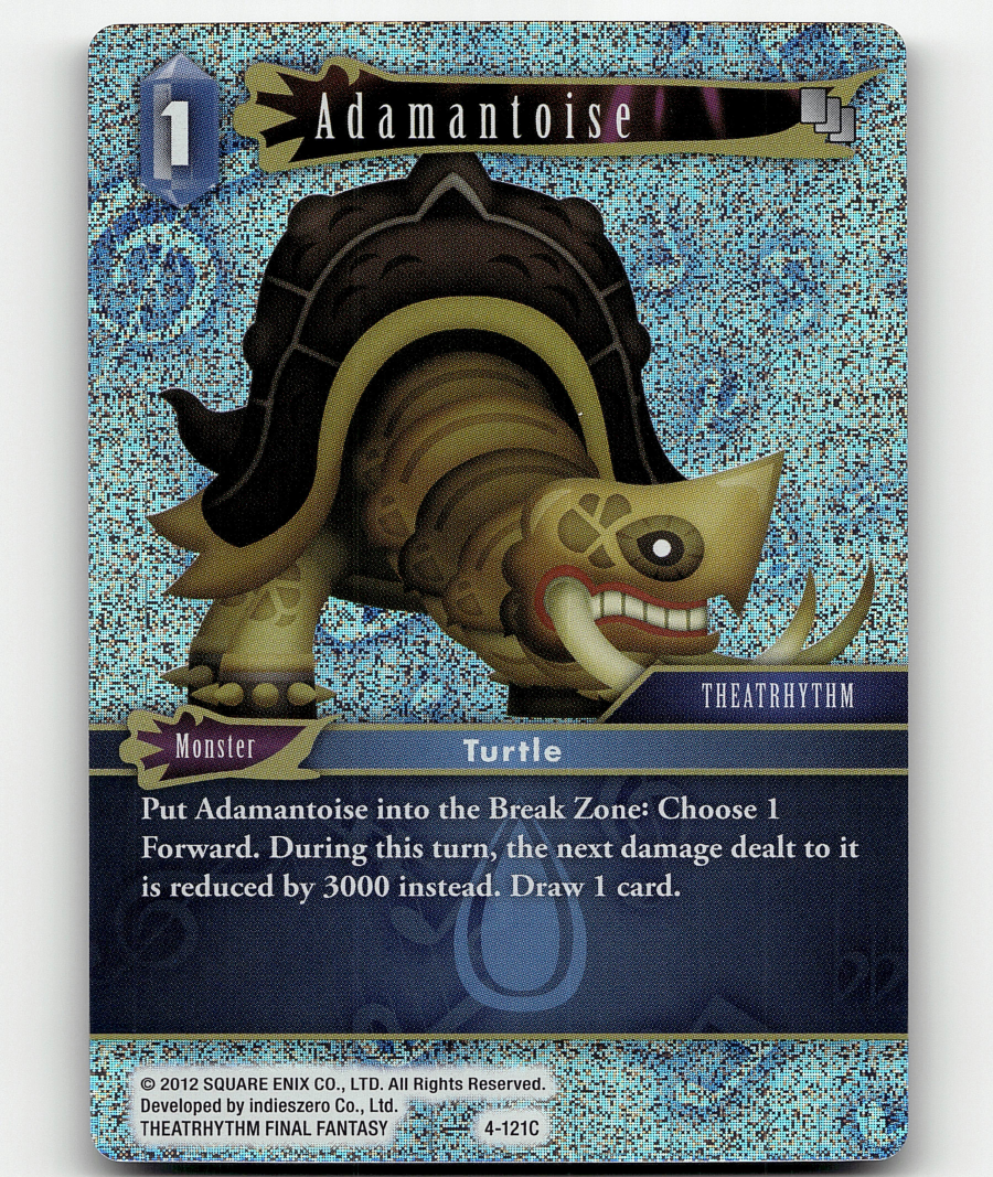 adamantoise mtg card Grim Tutor Print main image 1