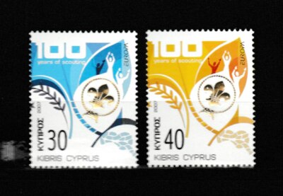 s35088 ZYPERN 2007 EUROPA CEPT MNH ** 2v SCOUT