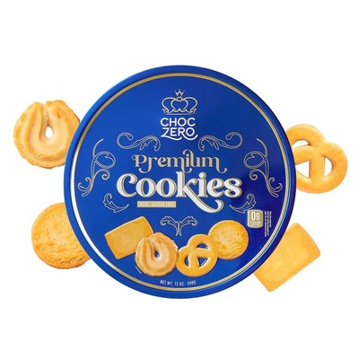 Choczero Keto Butter Cookies - Sugar Free Danish Shortbread Gift - Gluten Free