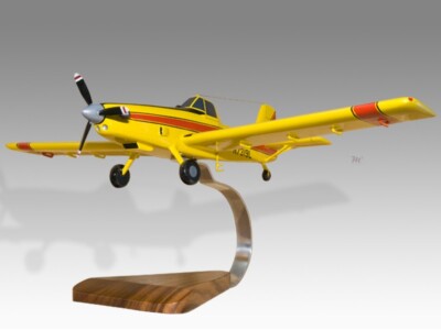 Air Tractor 502 Desk Wood Airplane New Model Large Scale 1/48