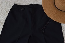 Vintage 90s Polyester Flat Front High Waisted Pants  32 waist