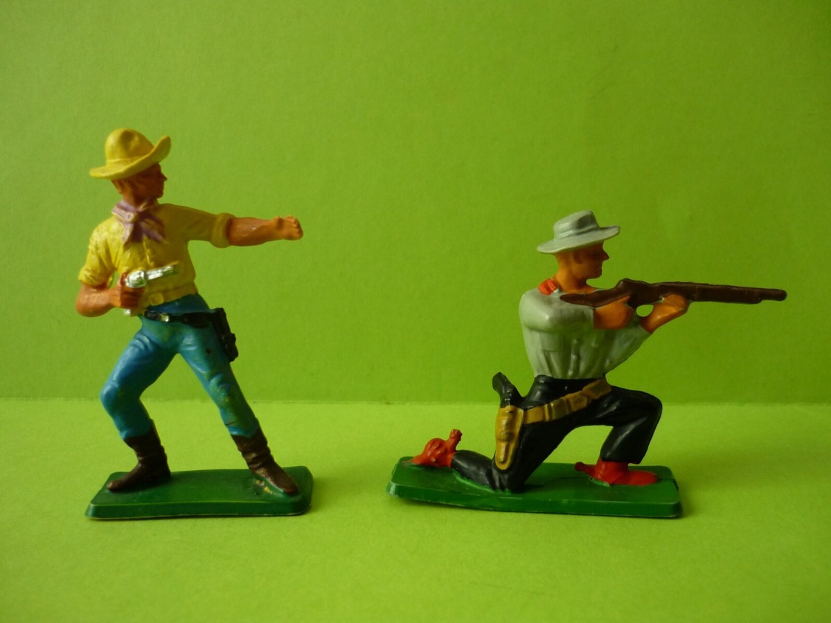 STARLUX - lot de 2 Figurines : Cowboys - Western, Far-west
