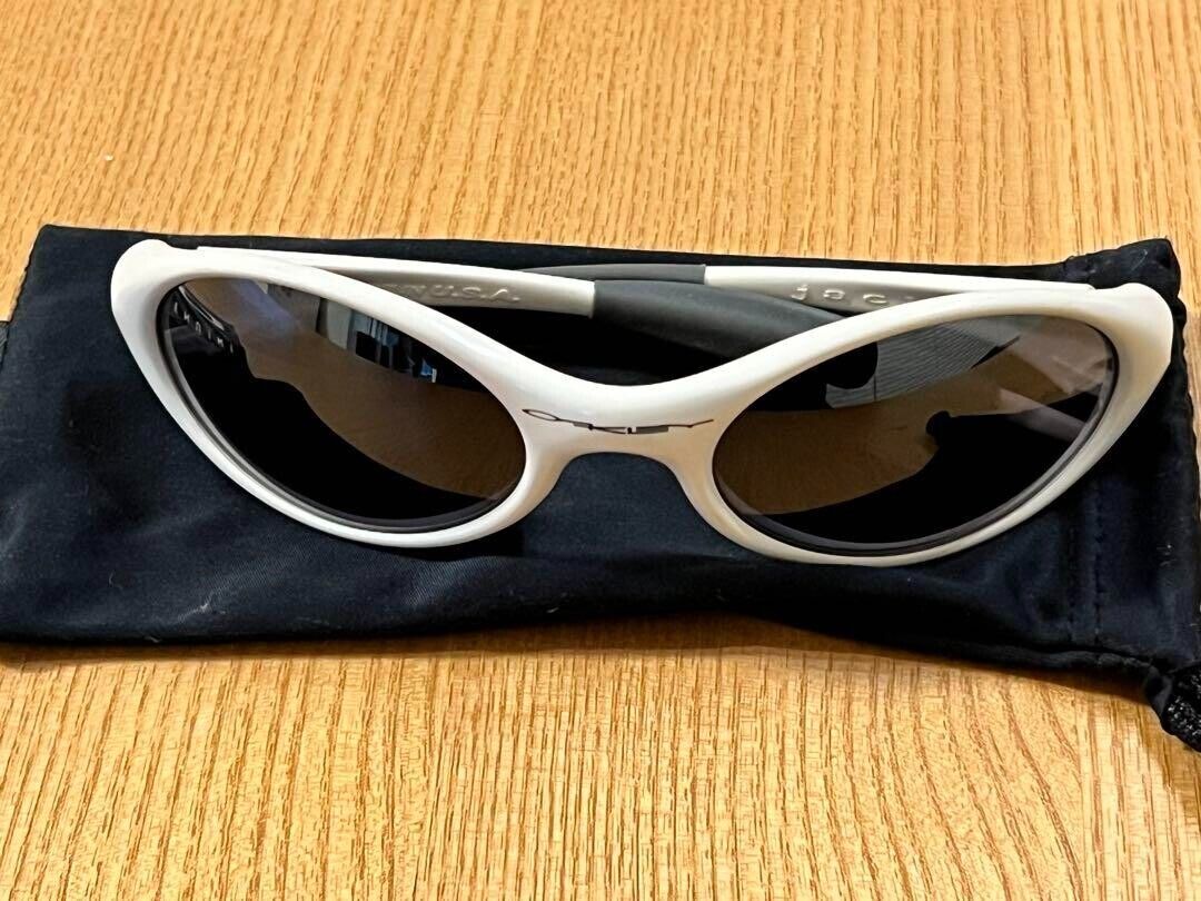Oakley Eye Jacket White Sunglasses Made in USA Rare Oakley Eye Jacket White Sunglasses Made in USA Rare