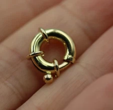 Kaedesigns New Genuine 11mm 18ct 18k 750 Yellow Gold Bolt Ring Clasp - Free Post